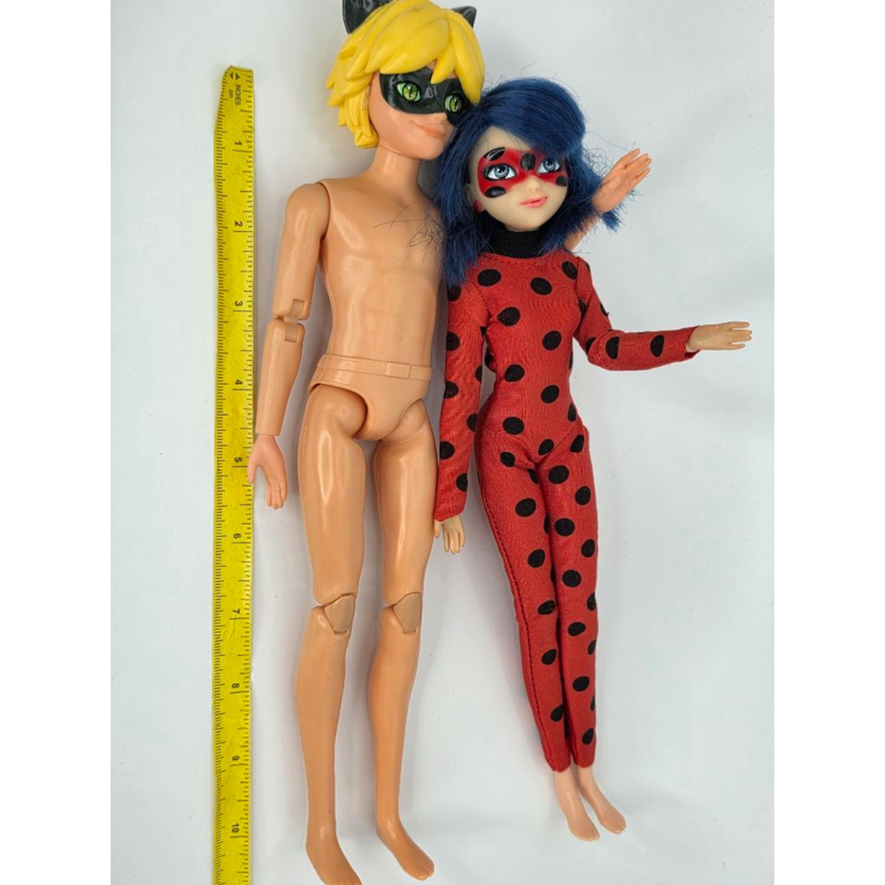 Zag Heroez Miraculous Ladybug & Cat Noir Doll Set (2) Pre-Loved